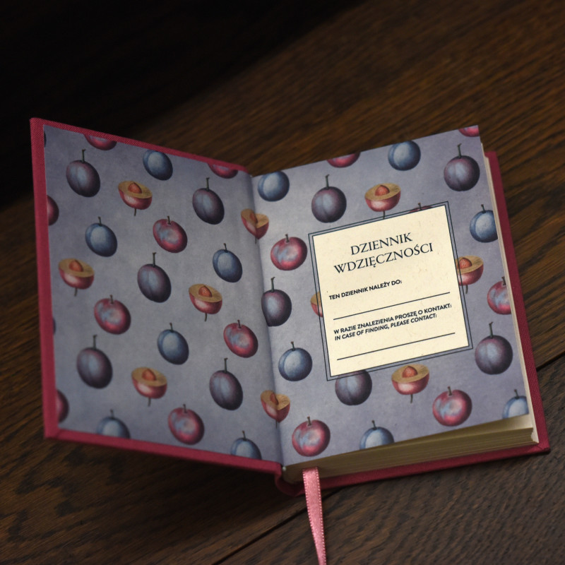 Dziennik wdzięczności Śliwka