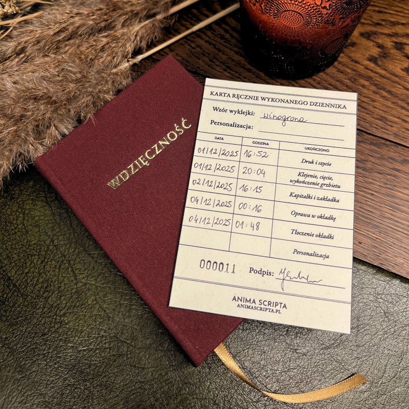 Dziennik wdzięczności Winogrona