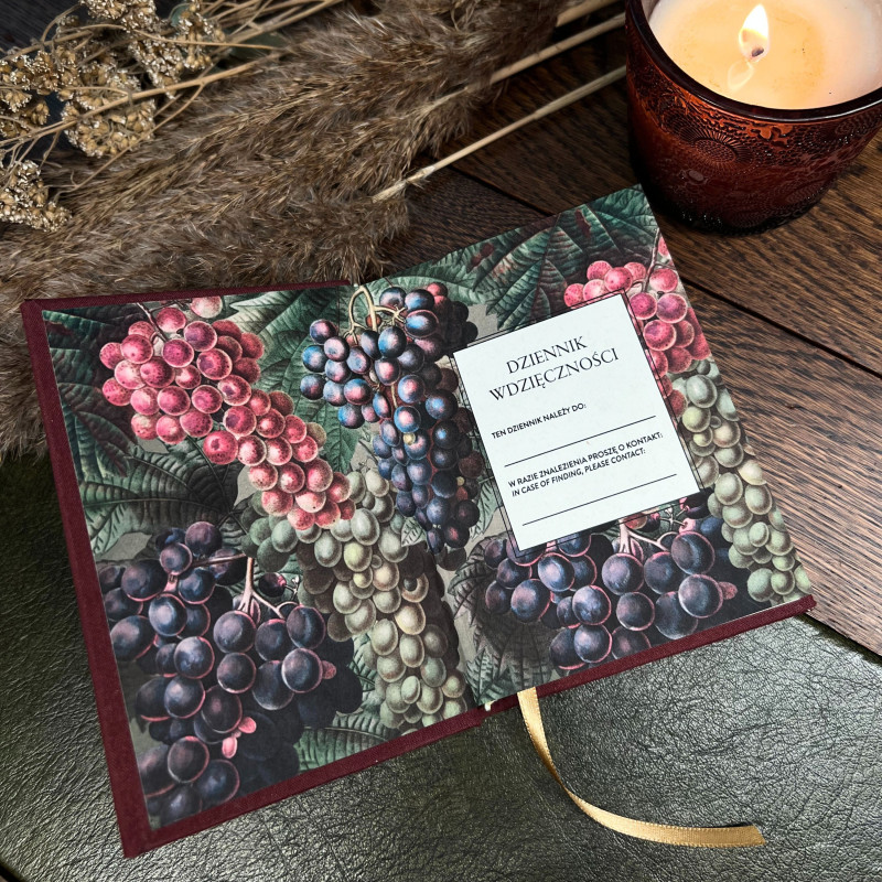 Dziennik wdzięczności Winogrona