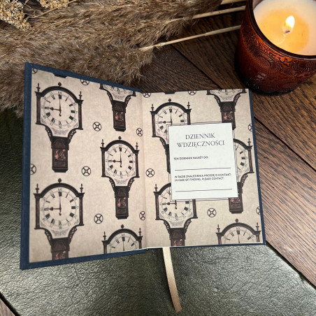 Dziennik wdzięczności Zegary